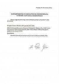 Foto: Unieważnienie I
