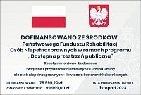 Foto: Roboty remontowo-budowlane związane z przystosowaniem budynku Urzędu Gminy dla osób niepełnosprawnych - likwidacja barier architektonicznych