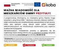 Foto: INFORMACJA dla mieszkańców Gminy Przytuły